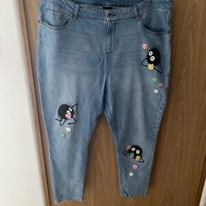 Her Universe Studio Ghibli Spirited Away Soot Sprites Mom Jeans